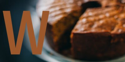 W pour war cake avec gâteau de guerre